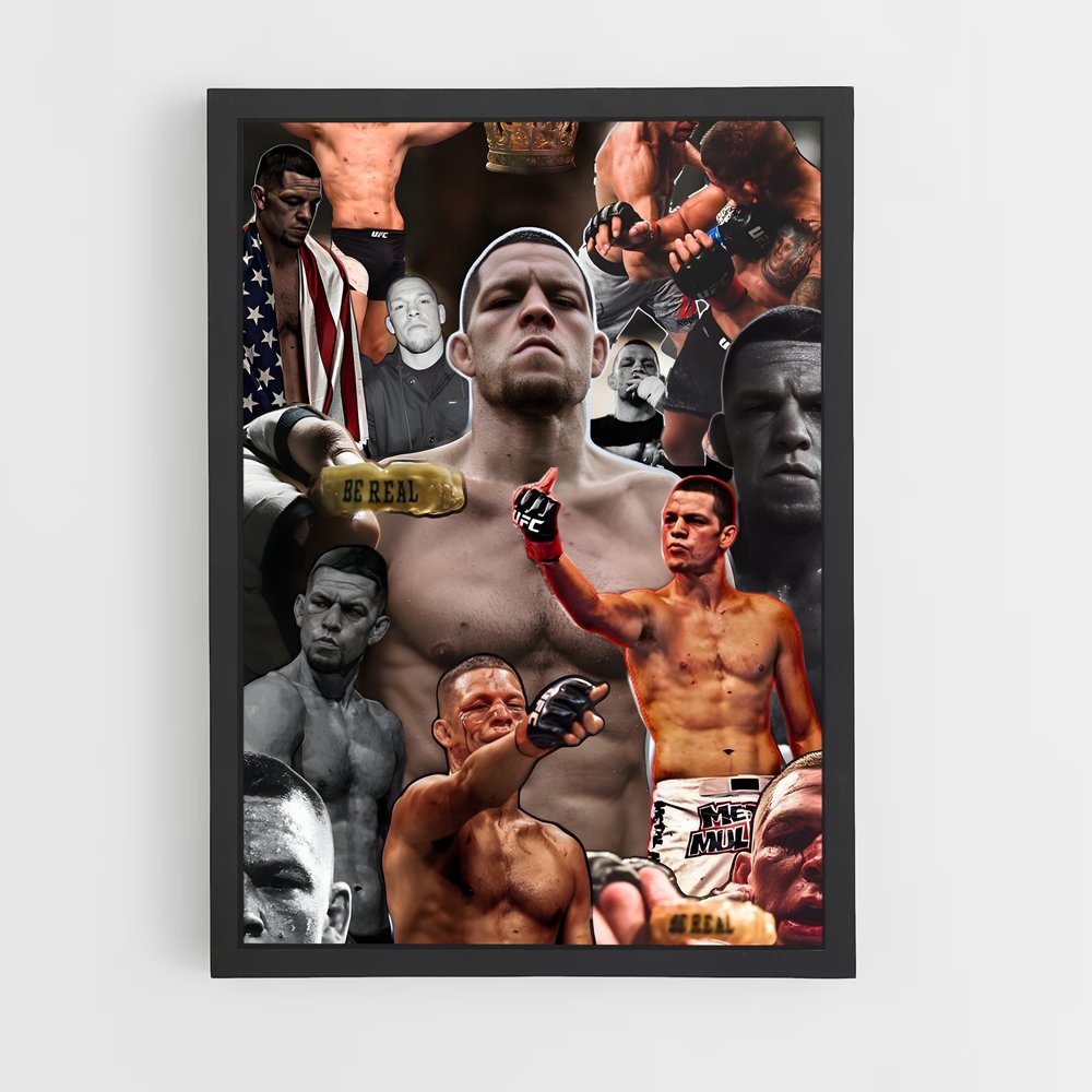 Poster Fight Night Legends – affiche MMA (vue 2)